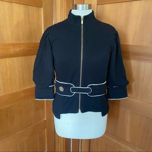 Triple Five Soul Black and White Zip Up